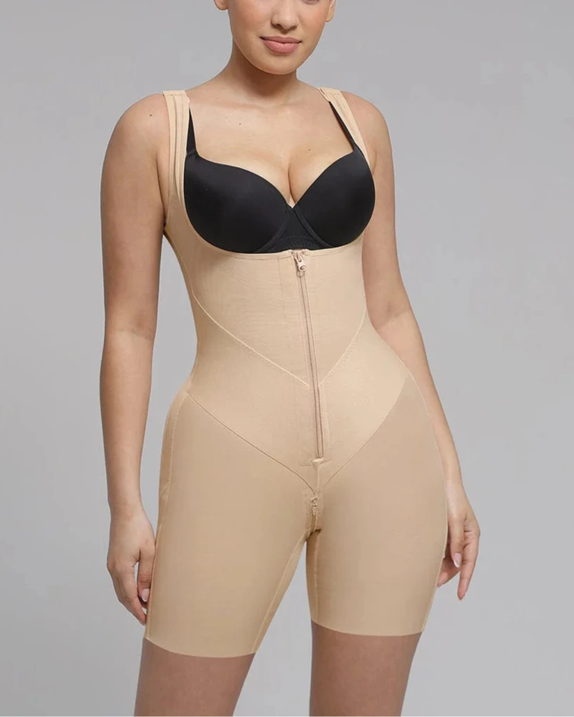 Post-Surgery Full Body Shapewear – U-Shaped Chest & Peach Butt Lift