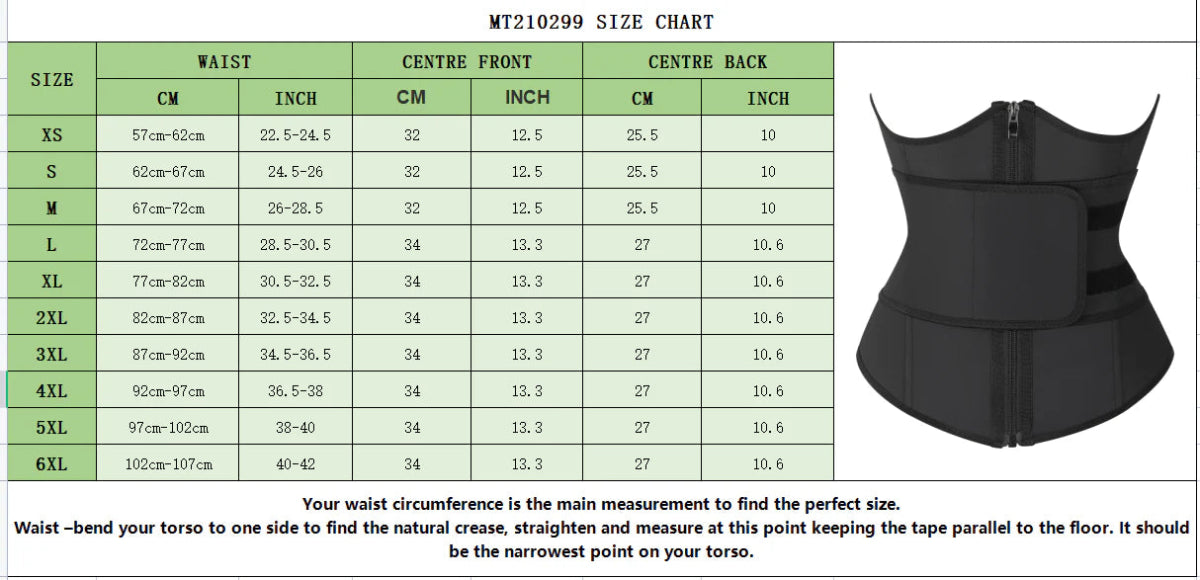 Black Latex Waist Trainer with Belt – Firm Control & Bust Support - LOVIISA