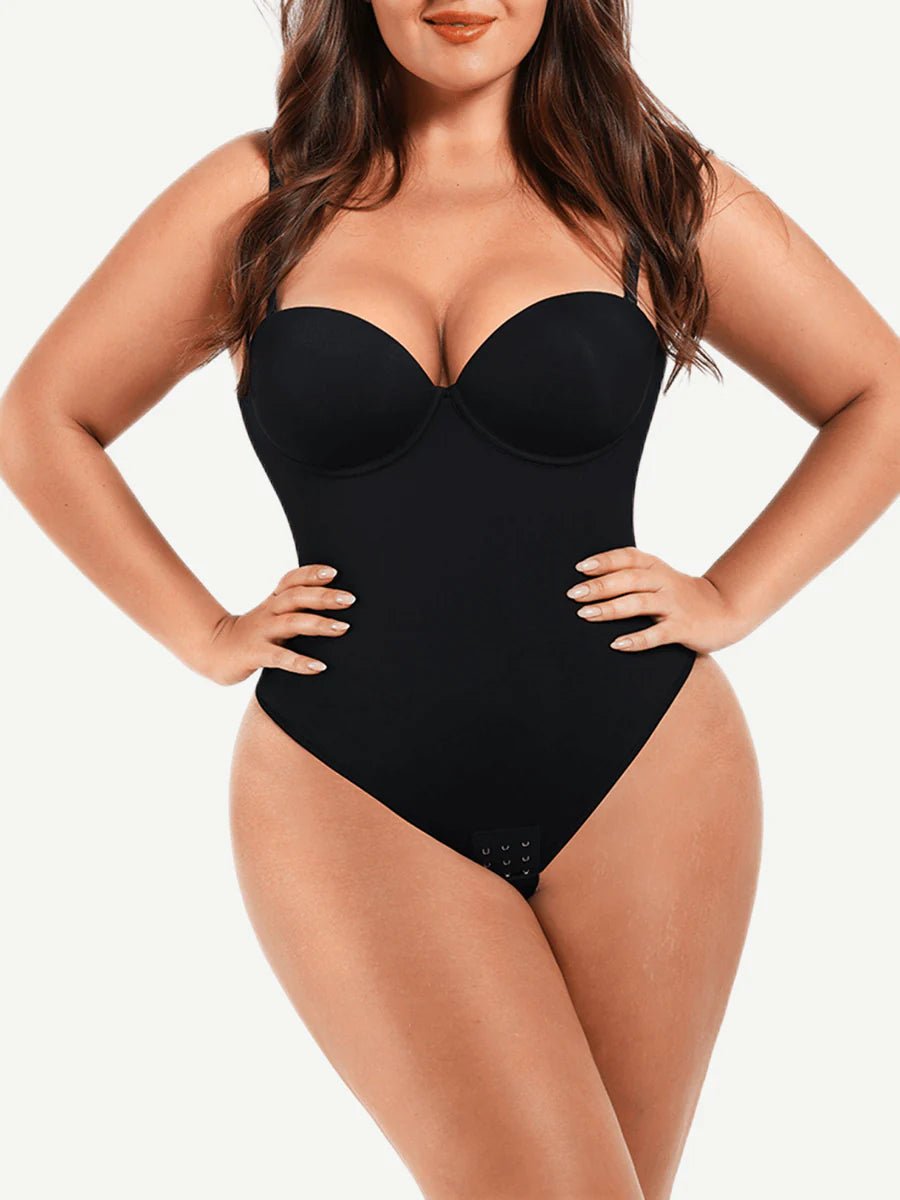 Bustier Underwire Bodysuit – Breathable Tummy Control Shapewear - LOVIISA