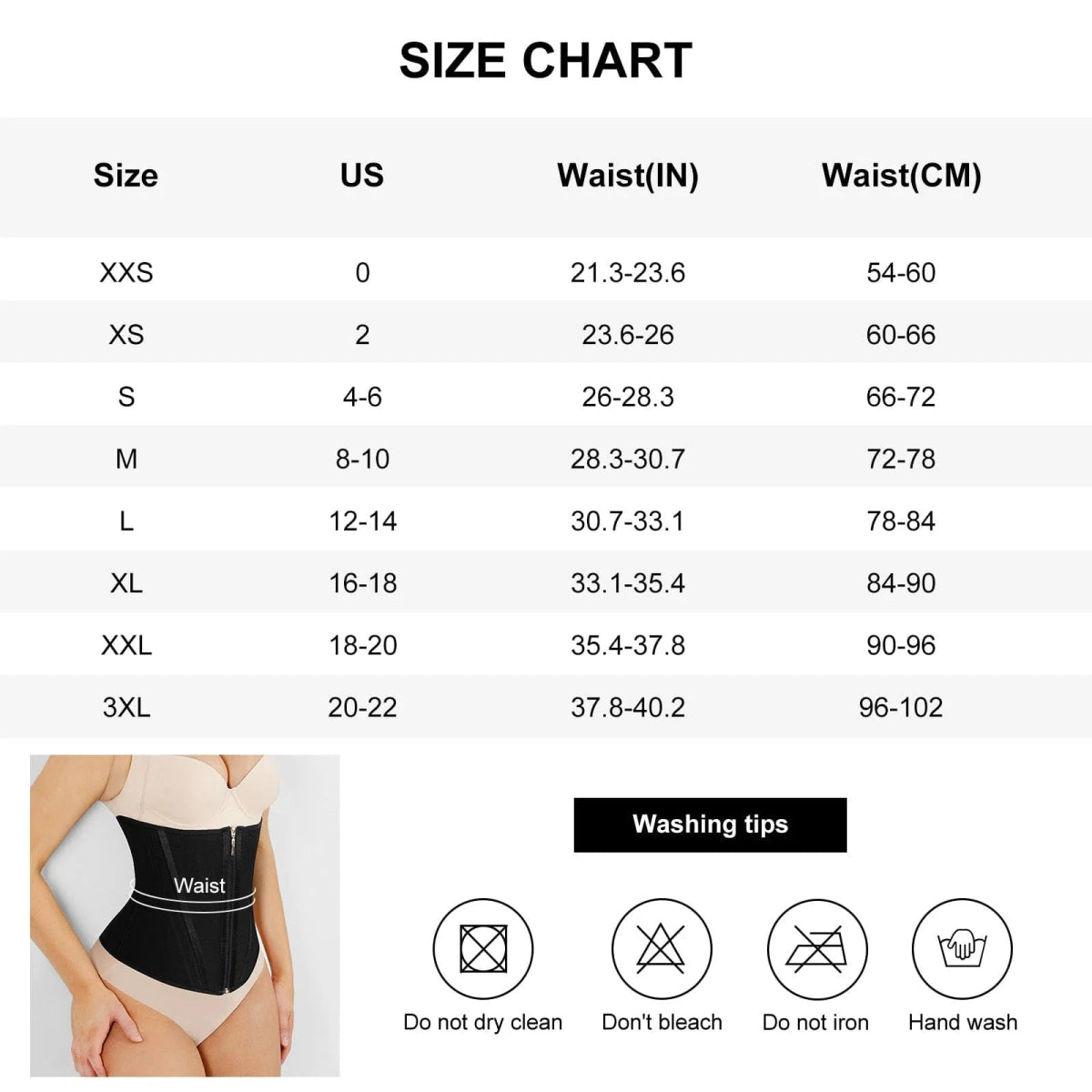 High Compression Waist Trainer – 15 Steel Bones & Tummy Control - LOVIISA