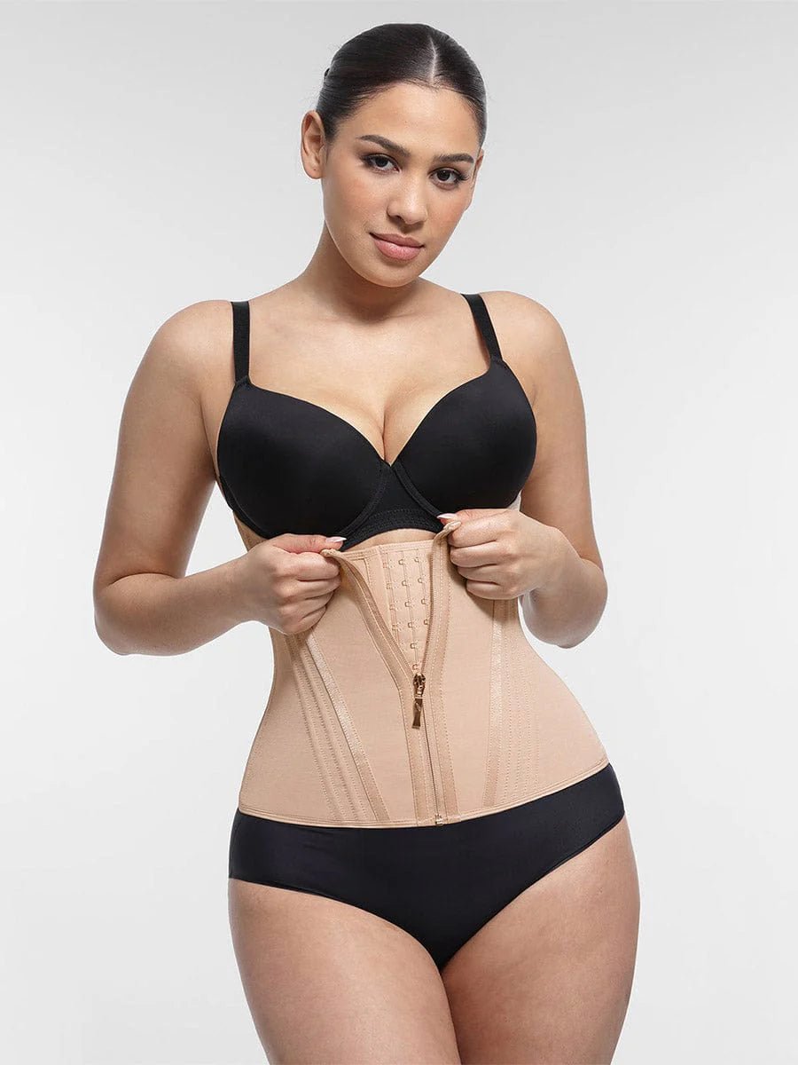 High Compression Waist Trainer – 15 Steel Bones & Tummy Control - LOVIISA