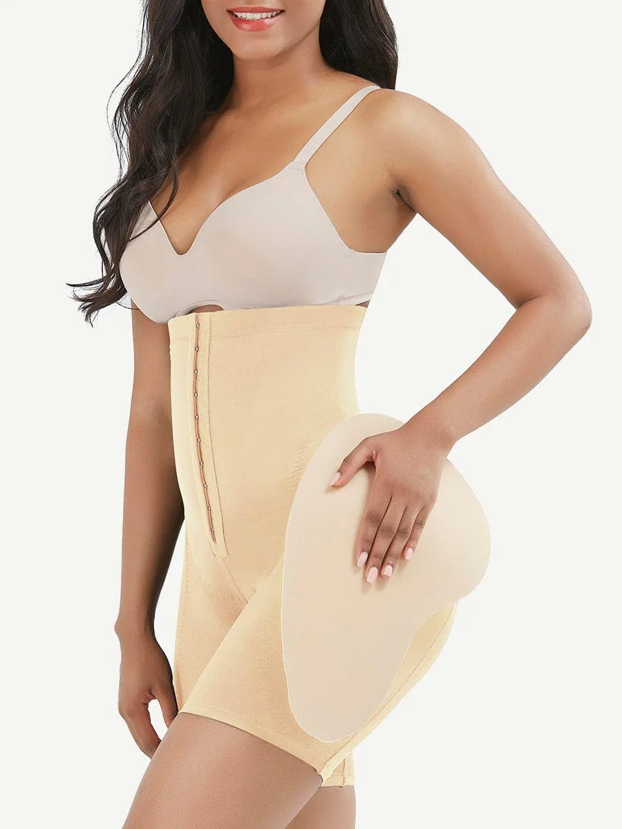 High - Waist Tummy Control Shapewear – Removable Hip Pads Included - LOVIISA
