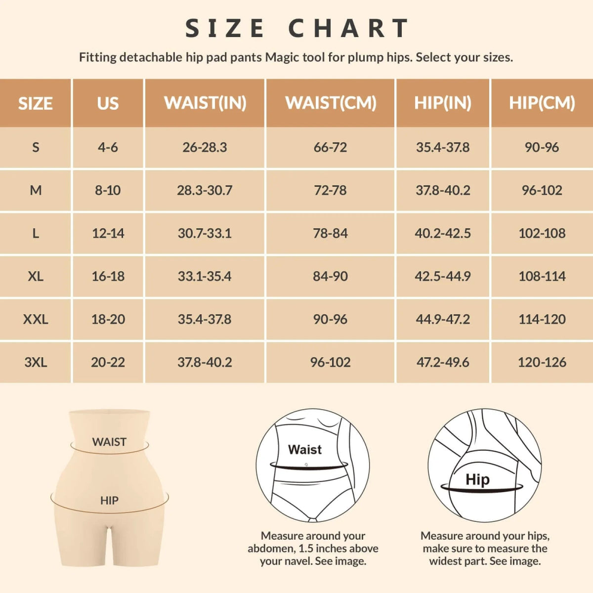 High - Waisted Butt Lifter – Air Slim Fit with Removable Hip Pads - LOVIISA