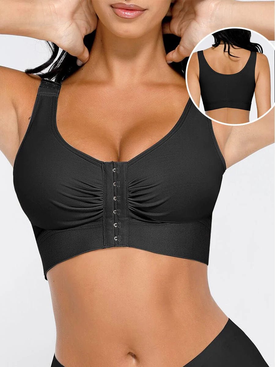Post - Surgery Bra – Adjustable Front Closure with Triple Hooks - LOVIISA