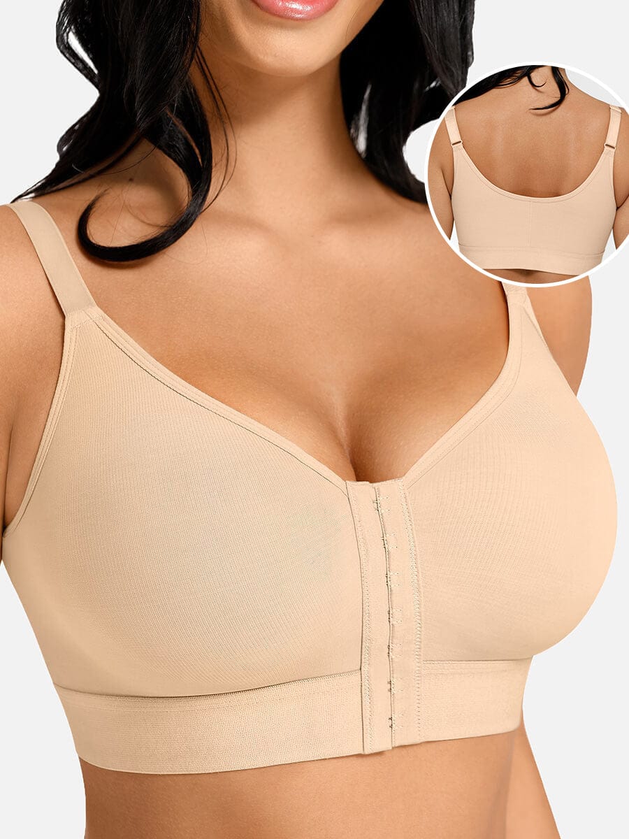 Post - Surgery Mastectomy Bra – Full Coverage & Front Closure Support - LOVIISA