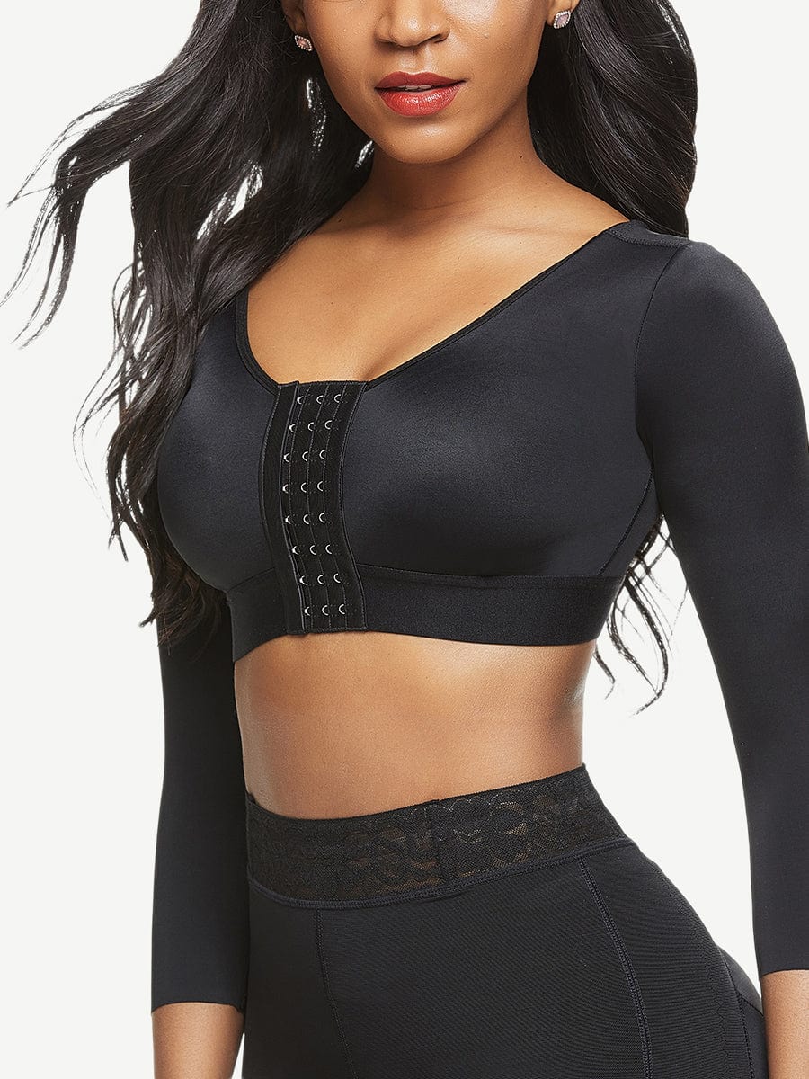 Post - Surgical Crop Shapewear – 3 - Row Hooks | Instant Slimming - LOVIISA