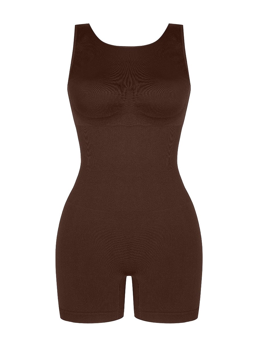 Round Neck Seamless Shapewear – U - Back Design & Removable Cups - LOVIISA