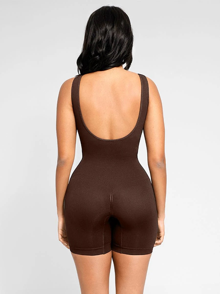 Round Neck Seamless Shapewear – U - Back Design & Removable Cups - LOVIISA
