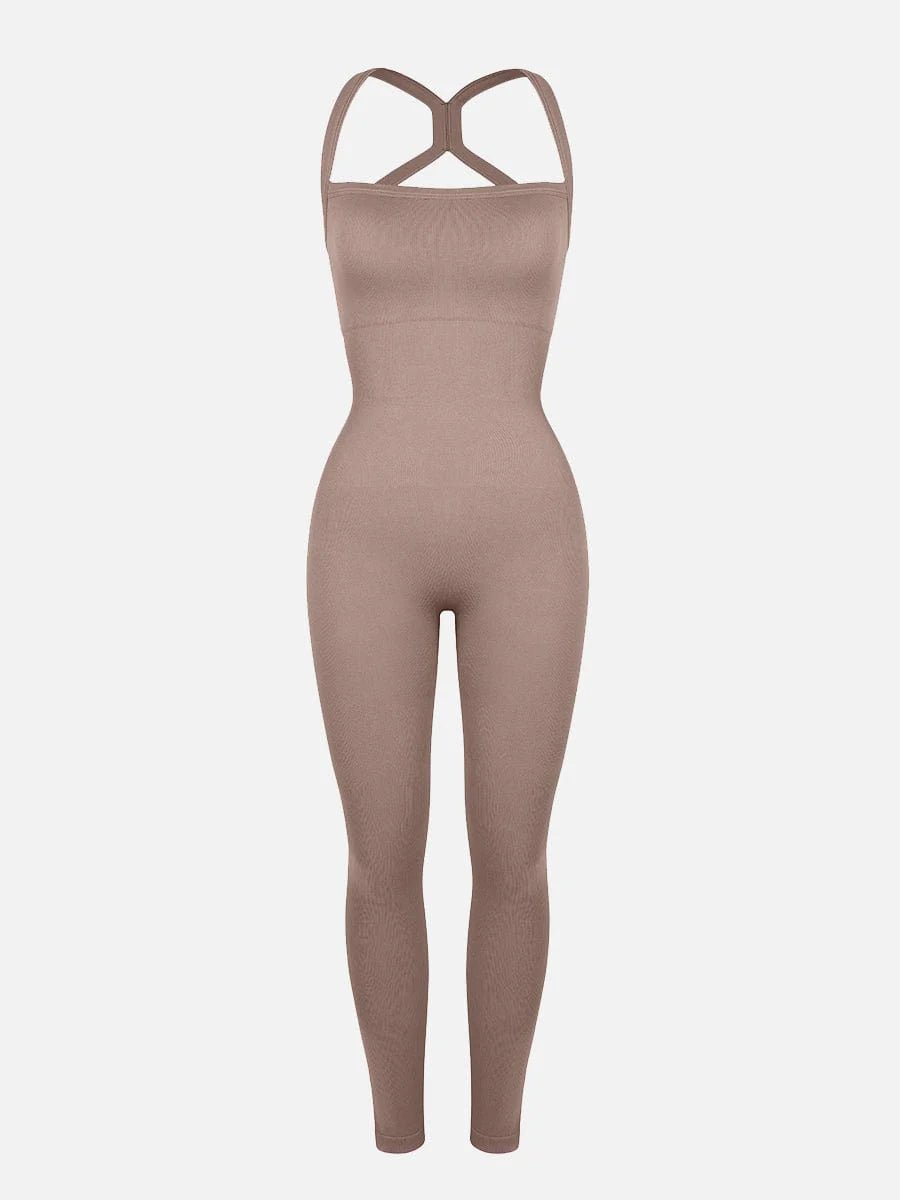 Seamless 2 - in - 1 Shaping Jumpsuit – Waist & Tummy Control, Bra - Free - LOVIISA