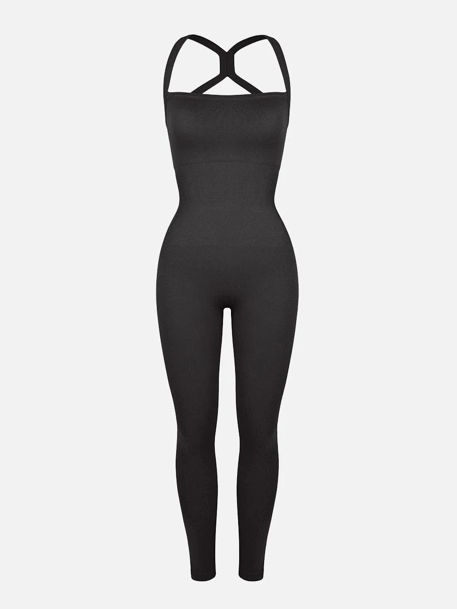 Seamless 2 - in - 1 Shaping Jumpsuit – Waist & Tummy Control, Bra - Free - LOVIISA