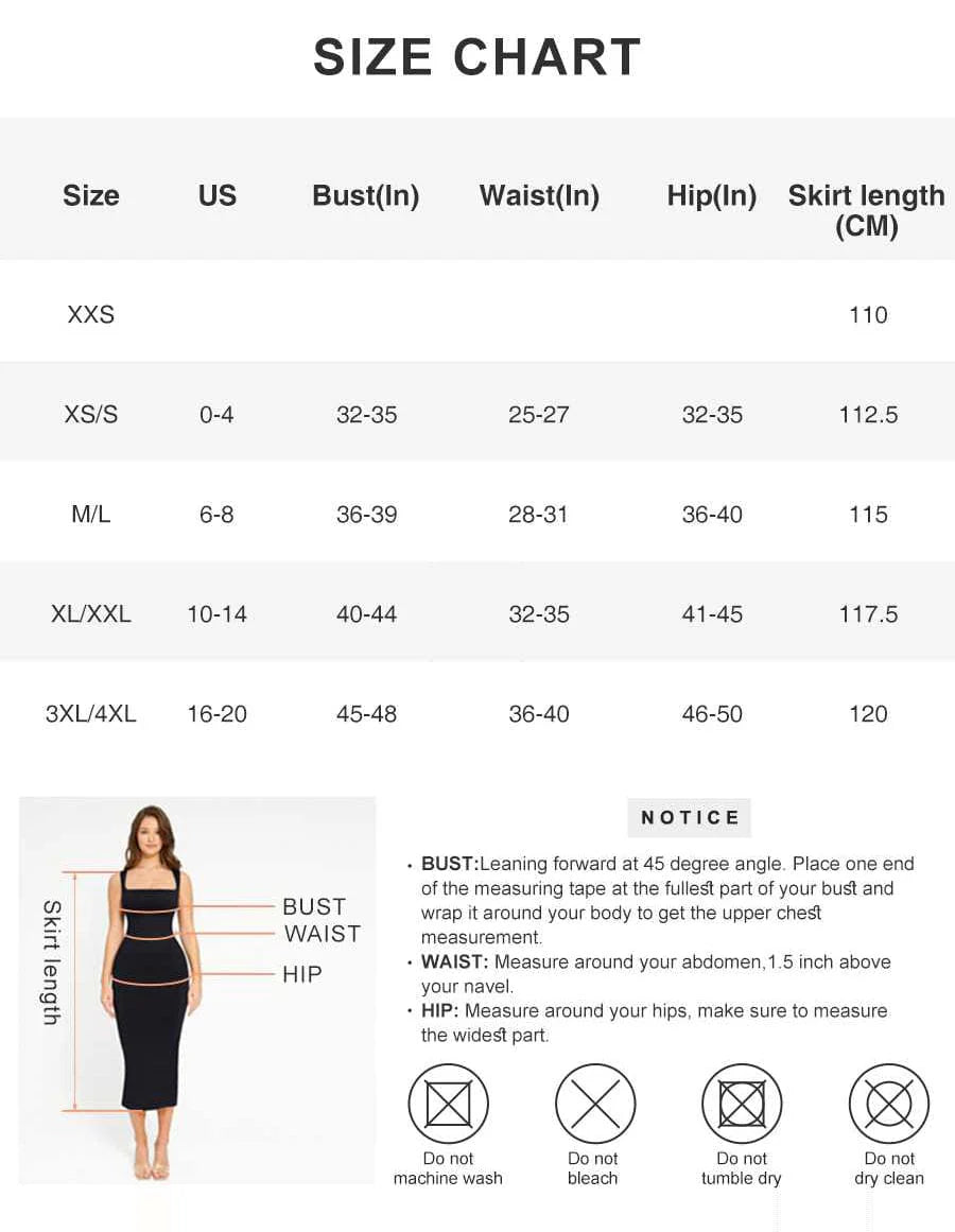 Seamless 360° Waist Control Skirt – Spaghetti Strap & Sculpting Fit - LOVIISA