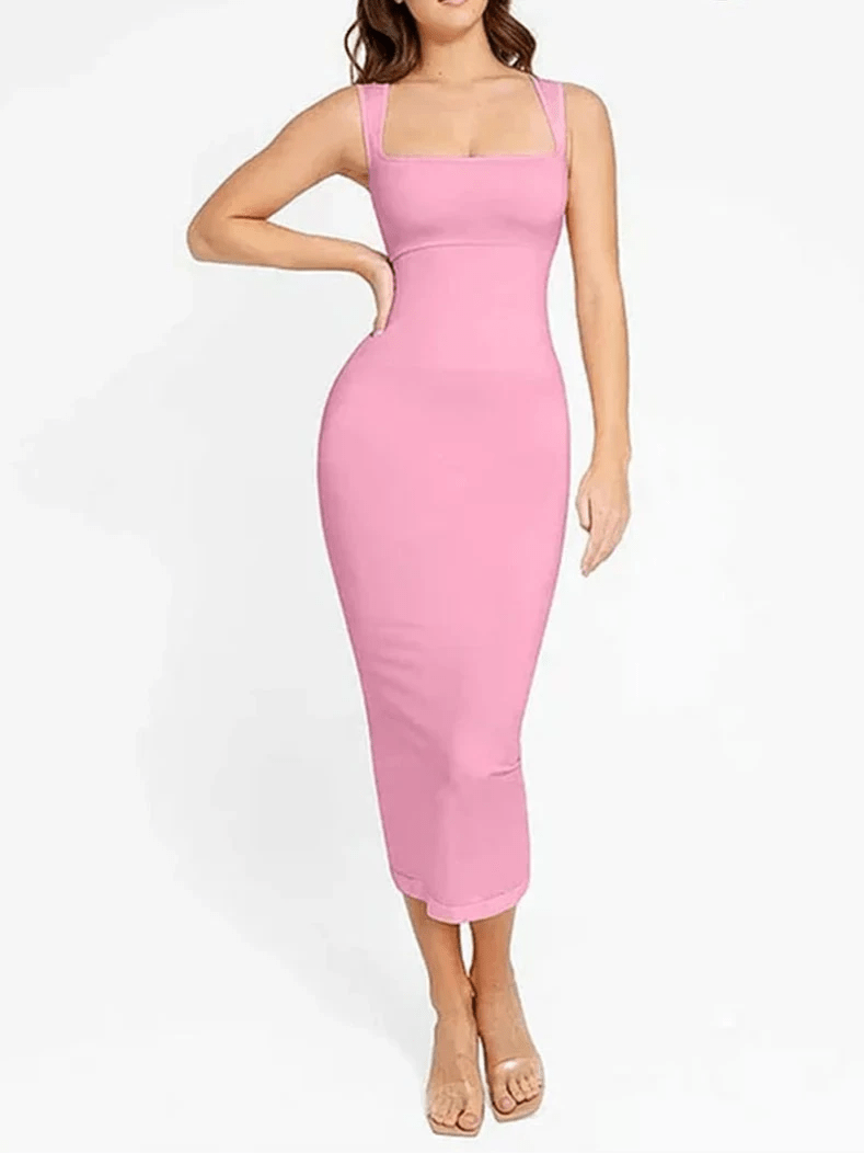 Seamless 360° Waist Control Skirt – Spaghetti Strap & Sculpting Fit - LOVIISA