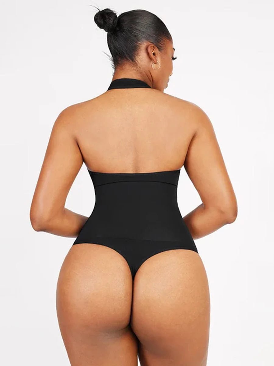 Seamless Halter Neck Bodysuit – Sculpting Shapewear Fit - LOVIISA