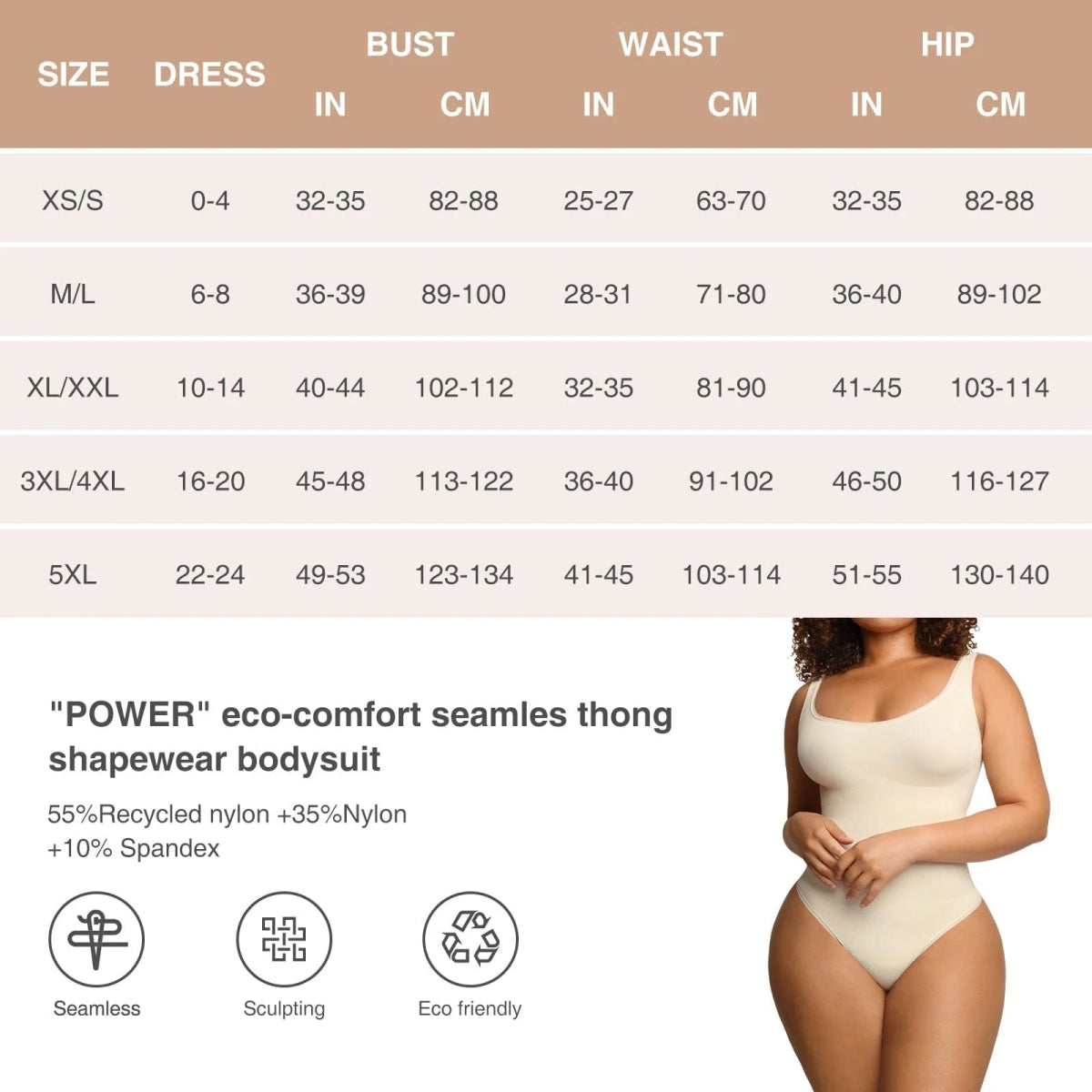 Seamless Outerwear Belly Control Thong Bodysuit – Sculpt & Smooth - LOVIISA
