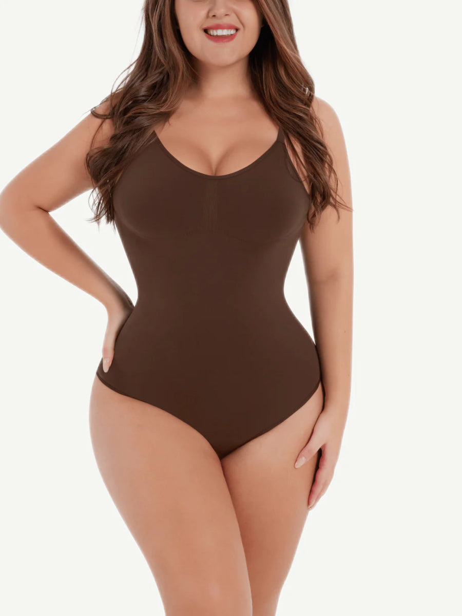 Seamless Sculpt Open - Back Thong – Cover - Breast Bodysuit with Invisible Fit - LOVIISA