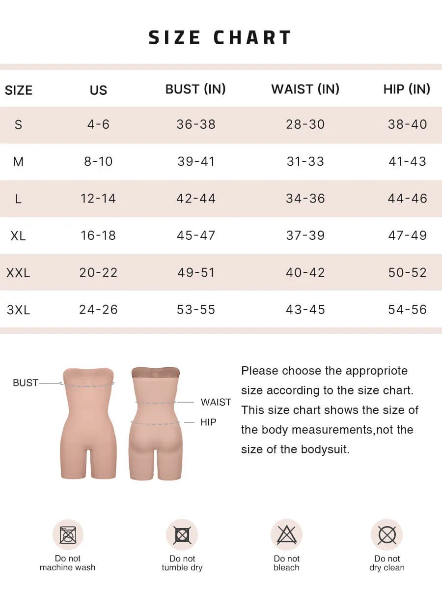 Seamless Sculpt Strapless Butt - Lifting & Tummy Control Shapewear Bodysuit - LOVIISA