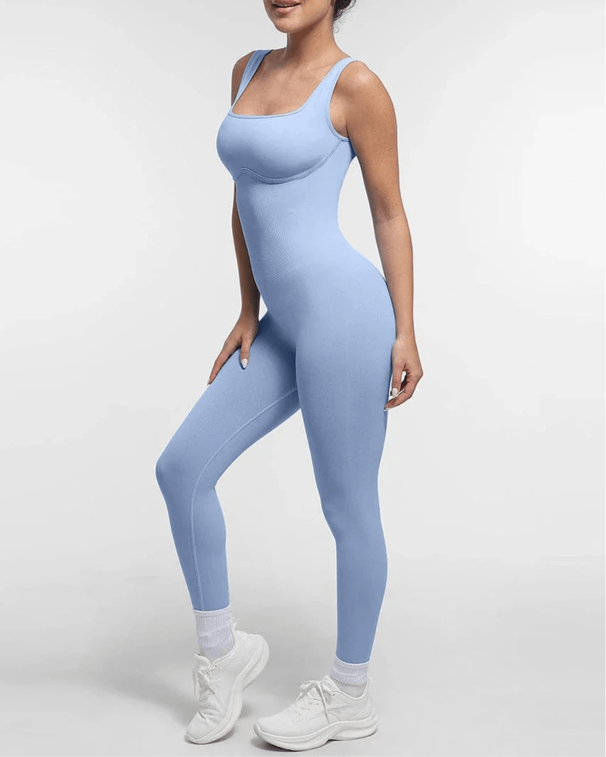 Seamless Shaping Jumpsuit – Square Neck & U - Back Design - LOVIISA
