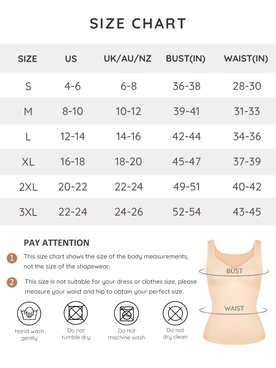 Seamless Shaping Tank Top – Bust Support & Waist Control - LOVIISA