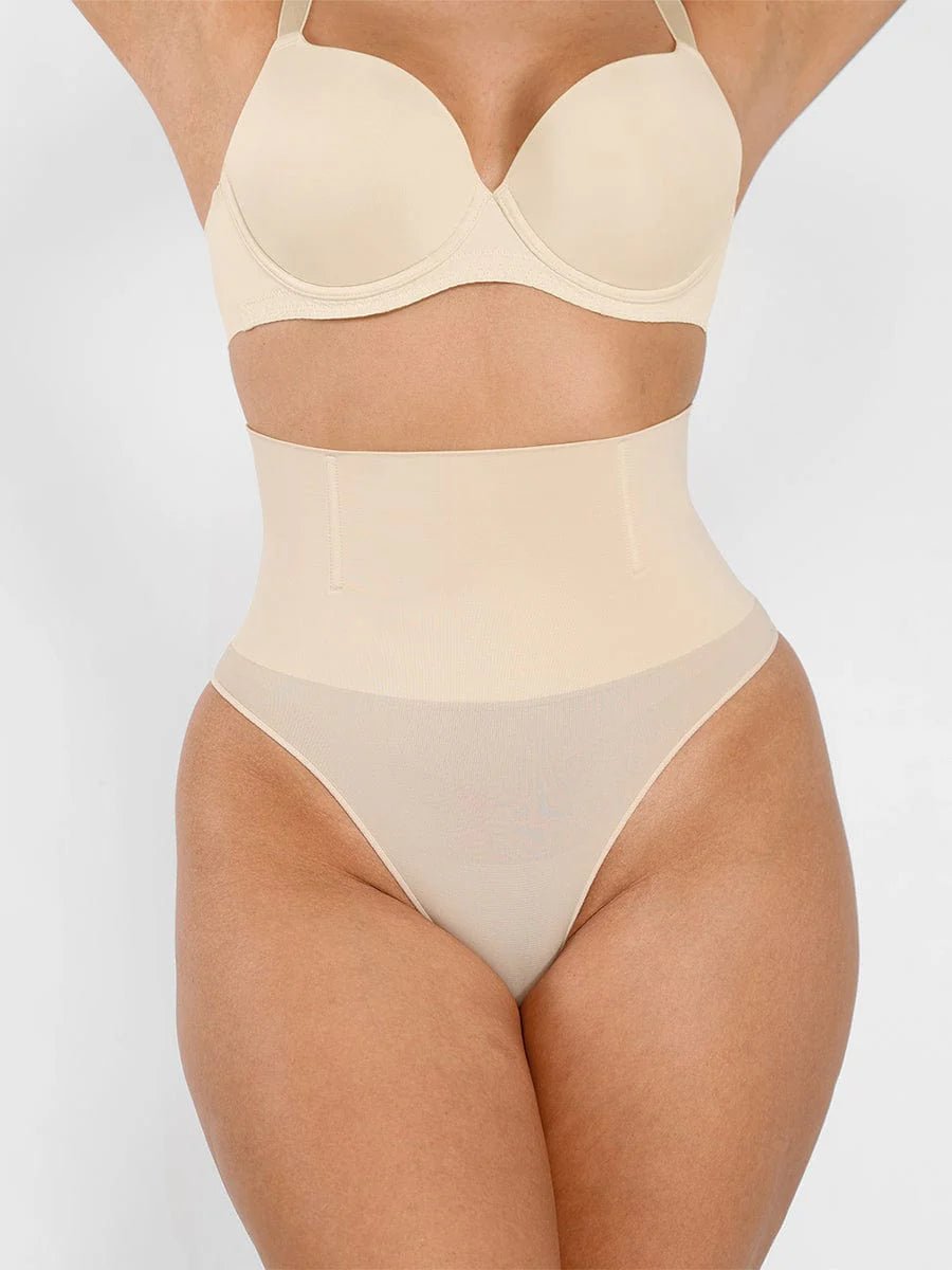Seamless Shaping Thong Panties – Instant Smooth Tummy Control | Loviisa Shapewear - LOVIISA