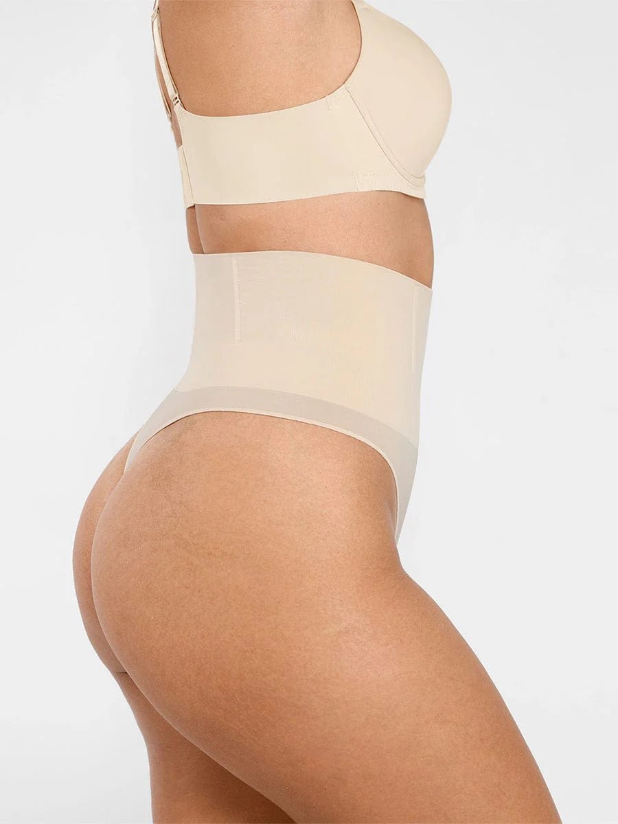 Seamless Shaping Thong Panties – Instant Smooth Tummy Control | Loviisa Shapewear - LOVIISA