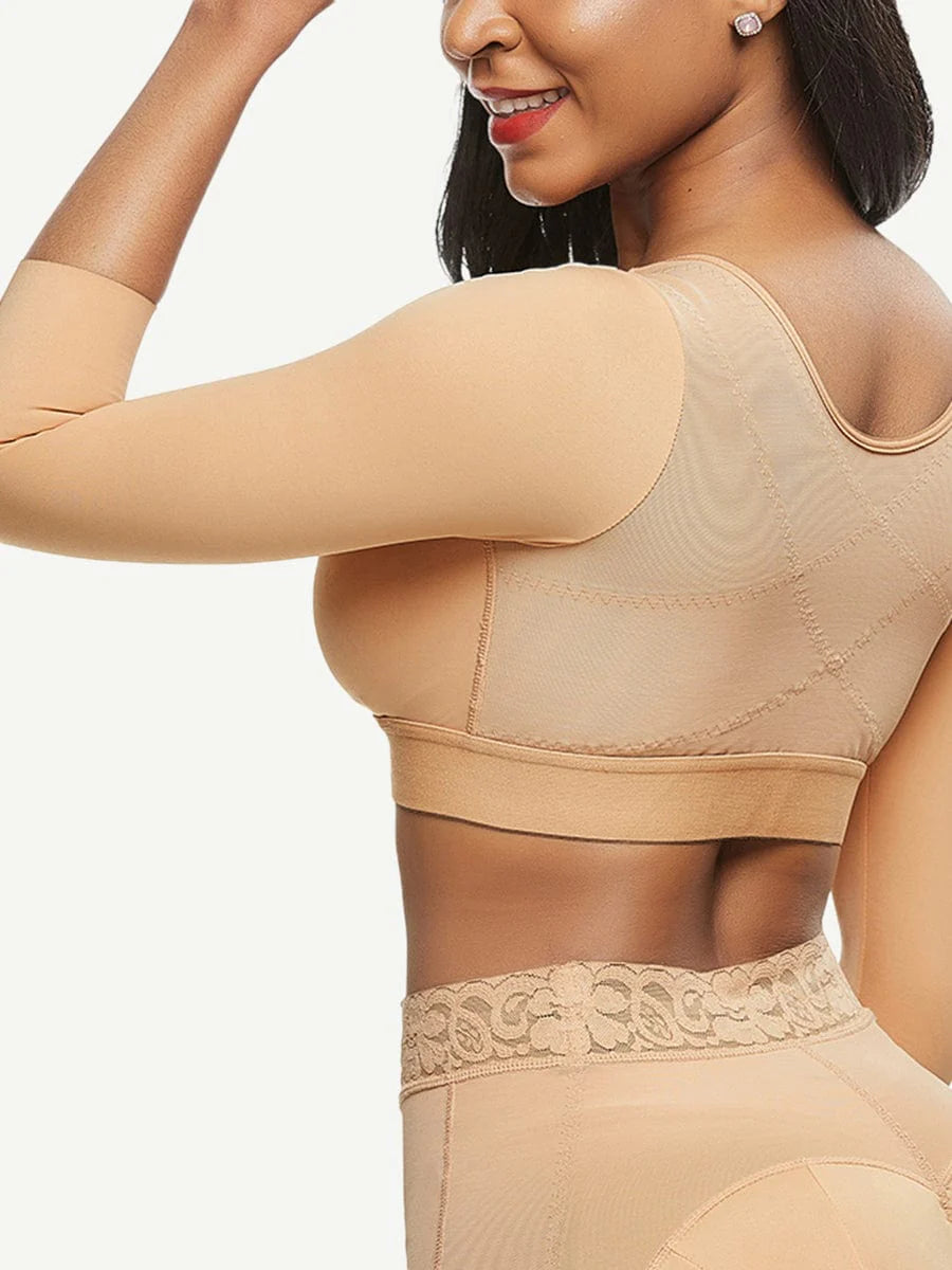 Post-Surgical Crop Shapewear – 3-Row Hooks | Instant Slimming