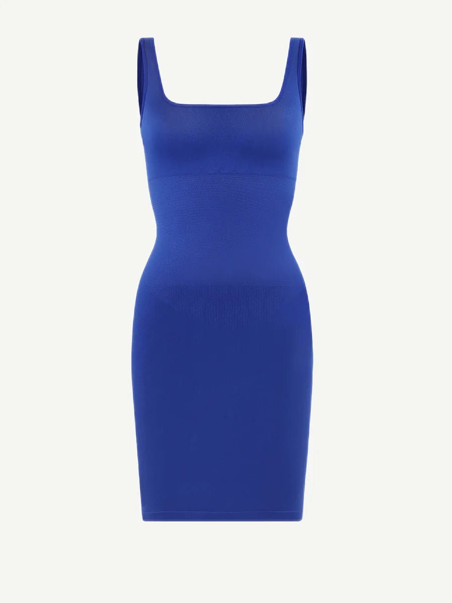 Square - Neck Snatched Seamless Shaper Dress – Smooth & Sculpt Fit - LOVIISA