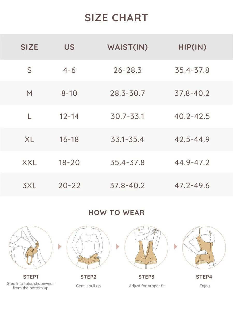 U - Shaped Bust Lifting Shapewear – Front Zipper & Lace Detailing - LOVIISA