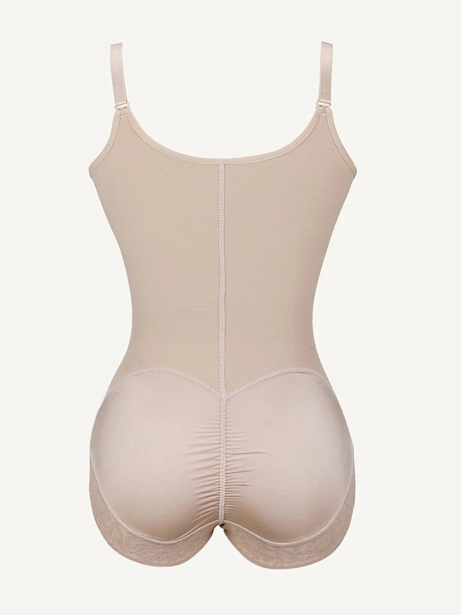 U - Shaped Bust Lifting Shapewear – Front Zipper & Lace Detailing - LOVIISA