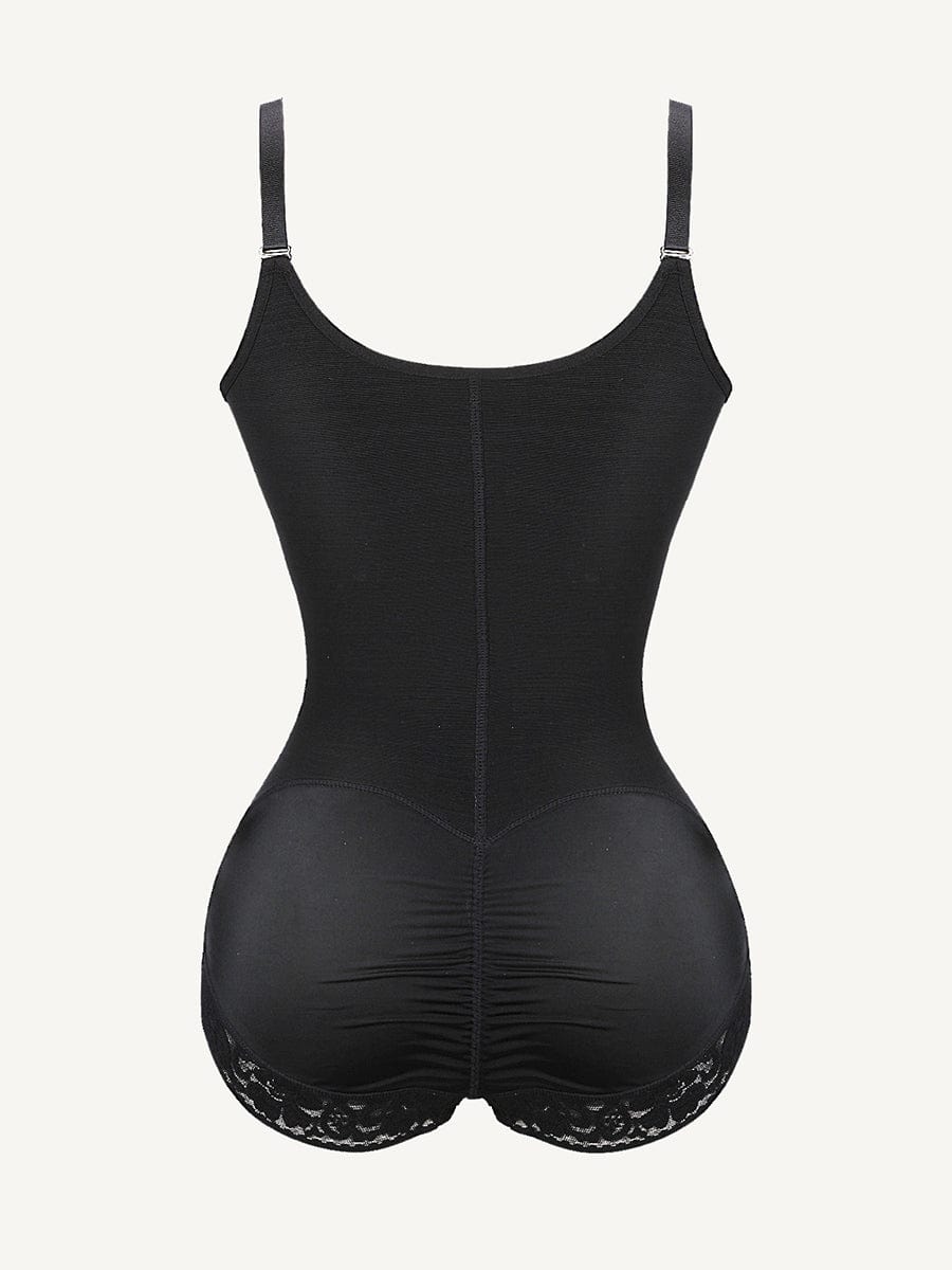 U - Shaped Bust Lifting Shapewear – Front Zipper & Lace Detailing - LOVIISA