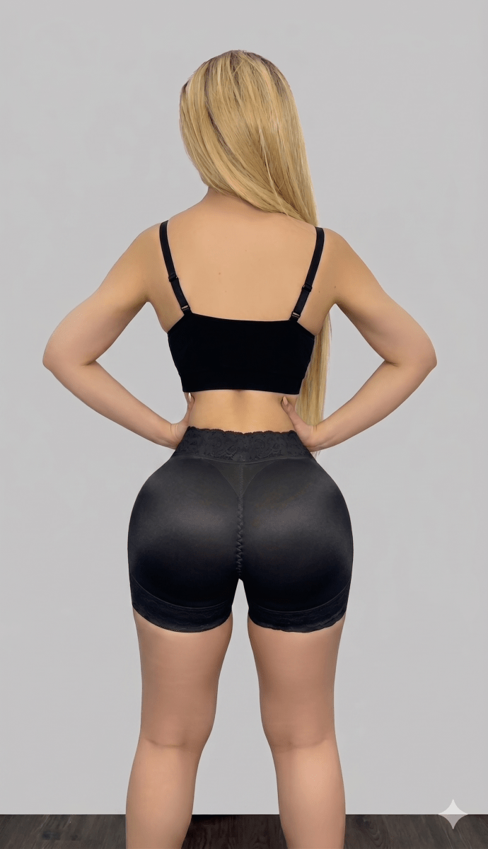 Boxer Short Faja Alta Compresión Levanta Glúteos | High Compression Booty Lift Shapewear Shorts - LOVIISA