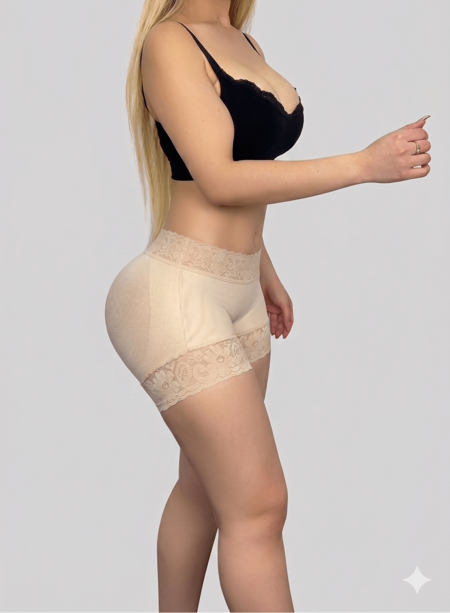 Boxer Short Faja Alta Compresión Levanta Glúteos | High Compression Booty Lift Shapewear Shorts - LOVIISA