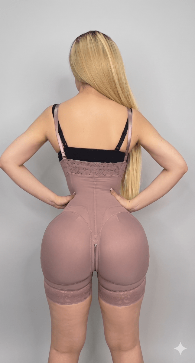 Faja Reloj de Arena Alta Compresión – Efecto BBL & Moldeo Total | Hourglass High Compression Shapewear (Mid - Thigh) - LOVIISA