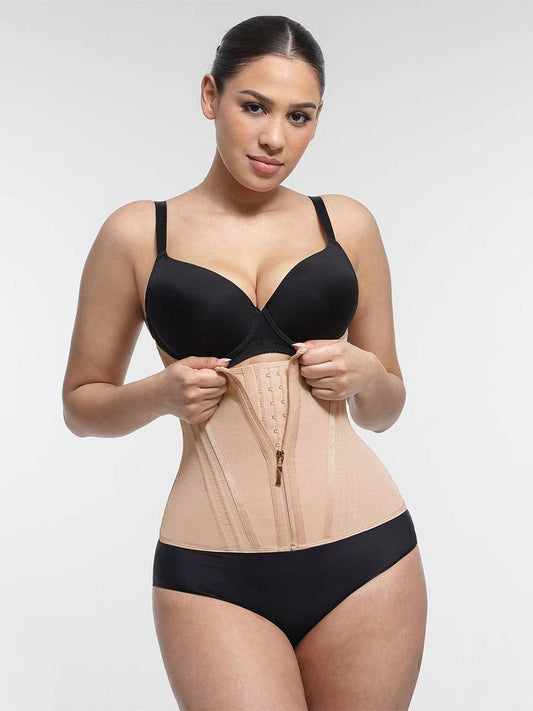 High Compression Waist Trainer – 15 Steel Bones & Tummy Control - LOVIISA