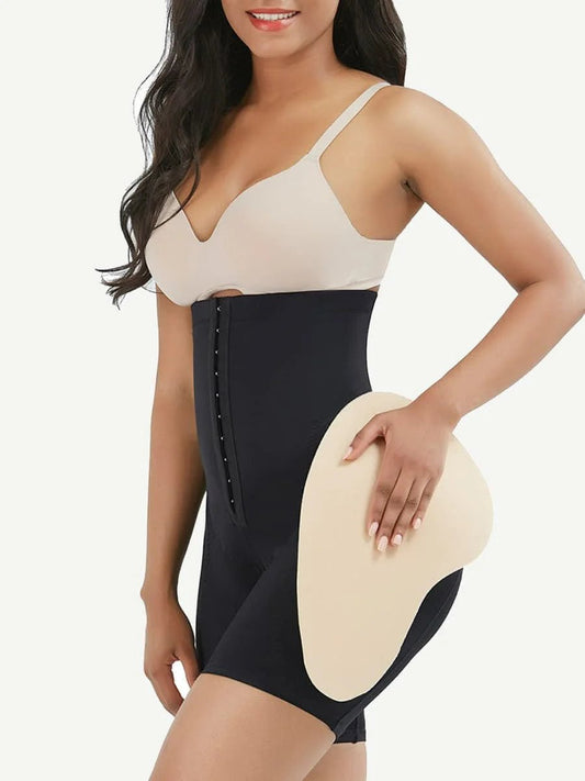 High - Waist Tummy Control Shapewear – Removable Hip Pads Included - LOVIISA