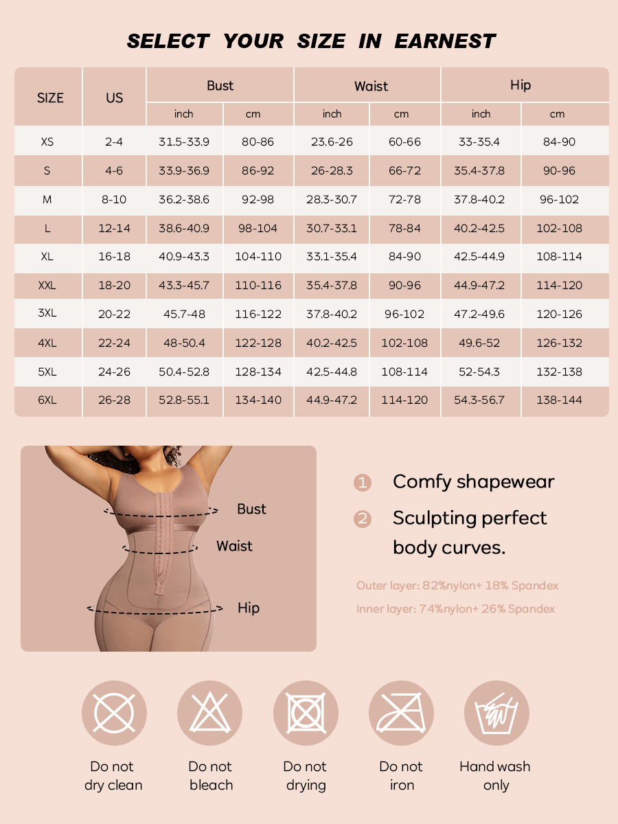 Post - Op Full Body Shapewear – Chest Wrap & Tummy Control - LOVIISA