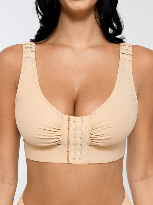 Post - Surgery Bra – Adjustable Front Closure with Triple Hooks - LOVIISA