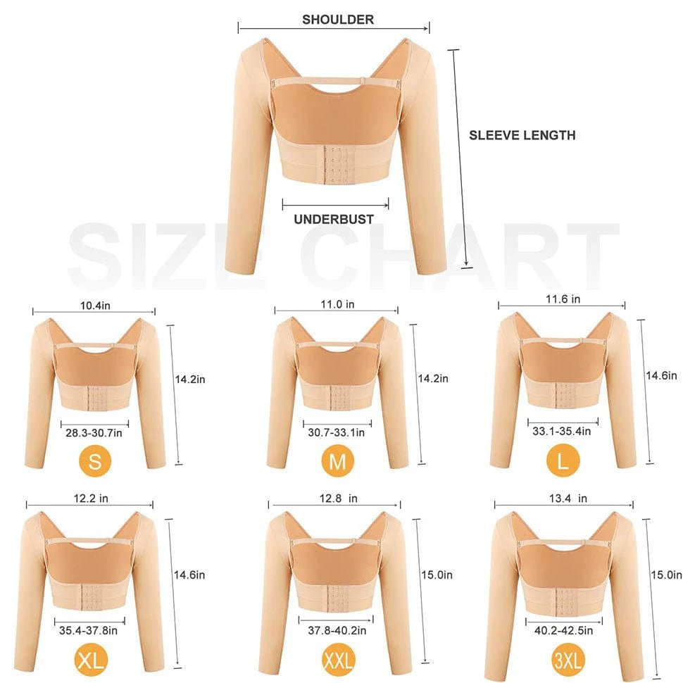 Postsurgical Chest Support Shaper – Breathable with Hook Adjustment - LOVIISA