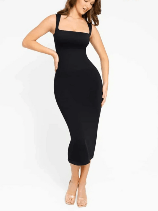 Seamless 360° Waist Control Skirt – Spaghetti Strap & Sculpting Fit - LOVIISA