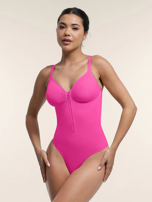 Seamless Bodysuit with Clips Inside - LOVIISA