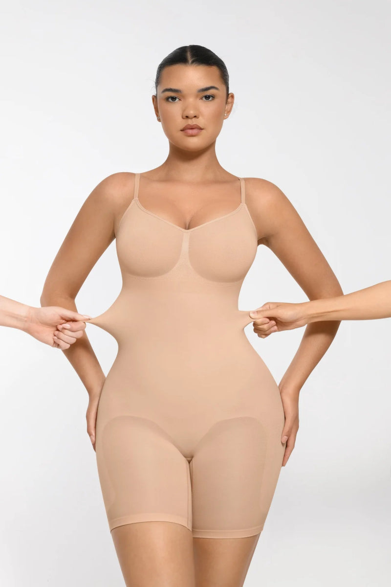 Seamless Mid - Thigh Full Body Shaper – Sculpting & Butt Lifter - LOVIISA