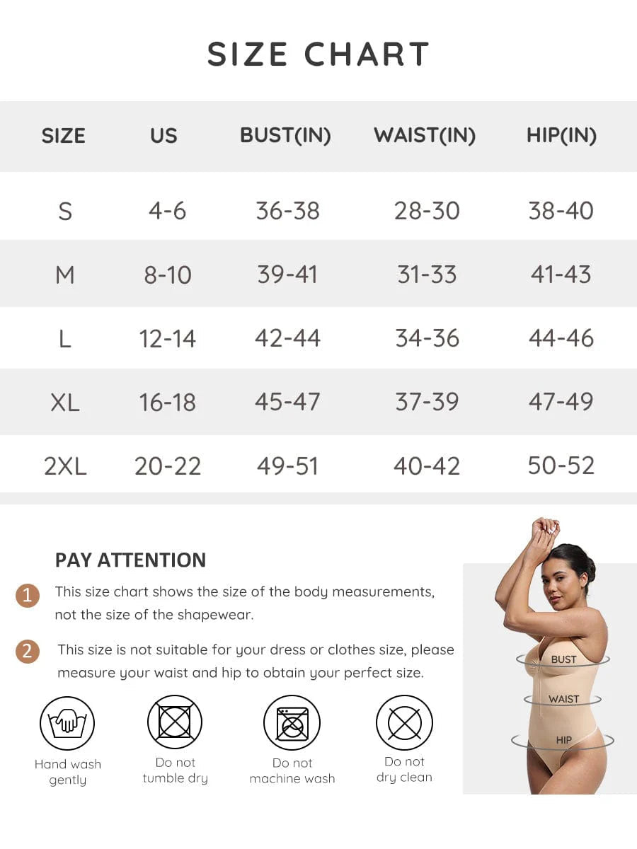 Seamless Plunge Bodysuit – Chest Support with Hidden Clips - LOVIISA