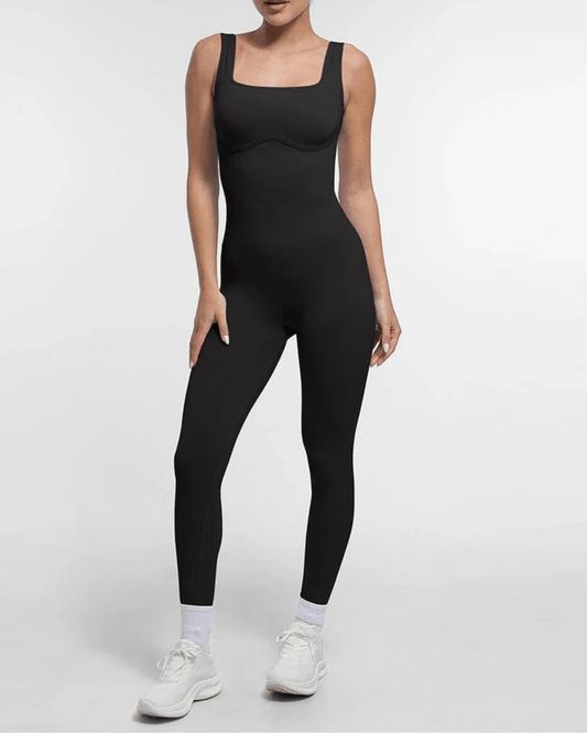 Seamless Shaping Jumpsuit – Square Neck & U - Back Design - LOVIISA