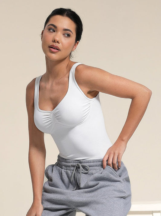 Seamless t Waist & Abdomen Control Shape Top - LOVIISA