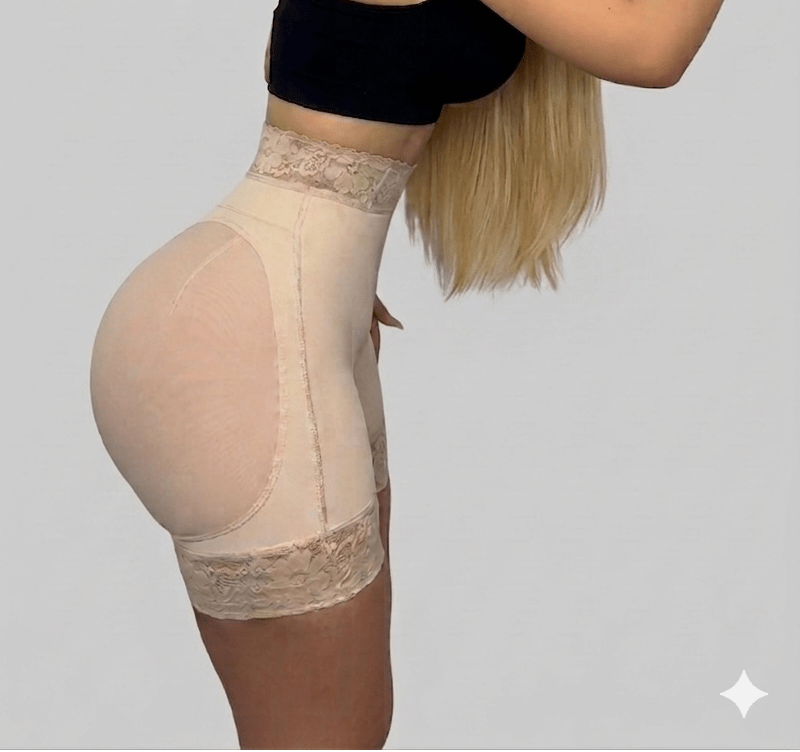 Short Levanta Glúteos – Efecto BBL | High Compression Booty Lift Shapewear Shorts - LOVIISA