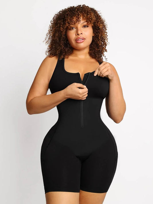 Stretch Athletic Sauna Bodyshaper With Pockets – Sweat & Sculpt Fit - LOVIISA