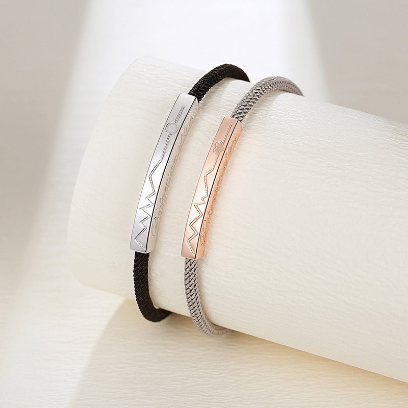 925 Sterling Silver Statement Bracelets Adjustable Bracelet Men Women - LOVIISA