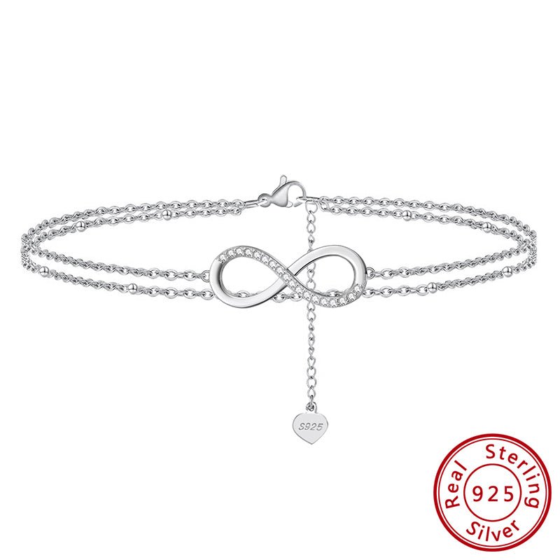 Anklets Foot Jewelry 925 Sterling Silver - LOVIISA