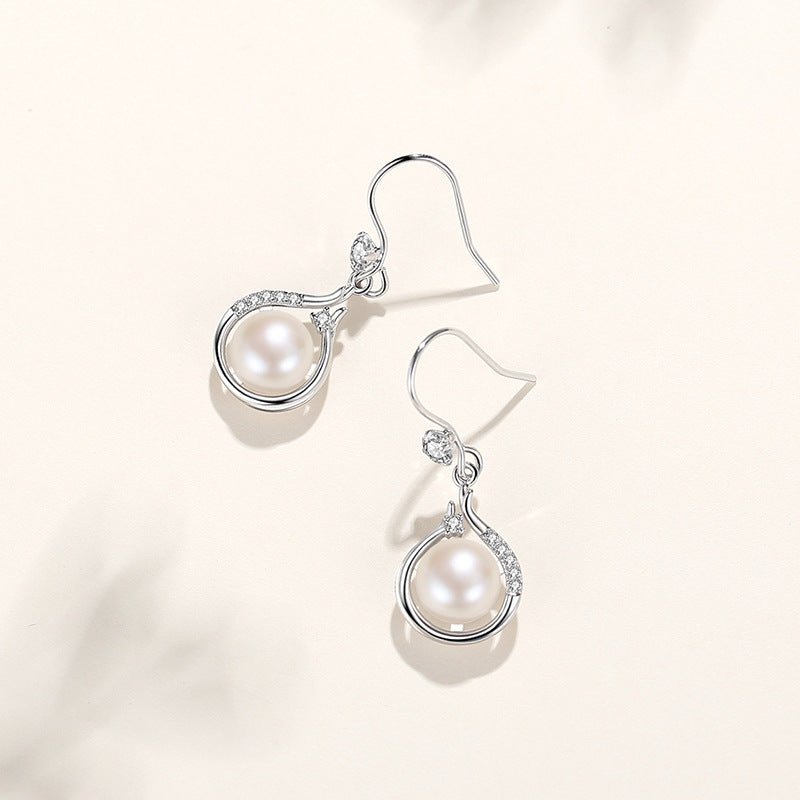 Dangle Drop Sterling Silver Earrings - LOVIISA