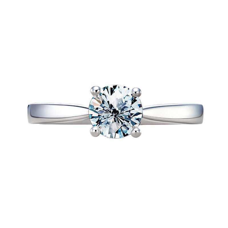 Diamond Moissanite Ring 925 Sterling Silver - LOVIISA