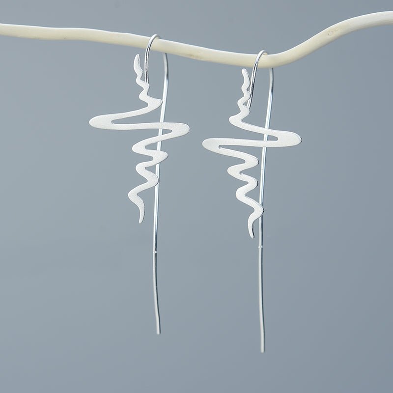 Earring Minimalist Modern Design 925 Sterling - LOVIISA